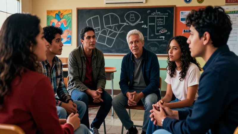 Equipo en trabajo: Claves para una colaboración efectiva 8 Educadores colaboran en aula dinámica e intensa