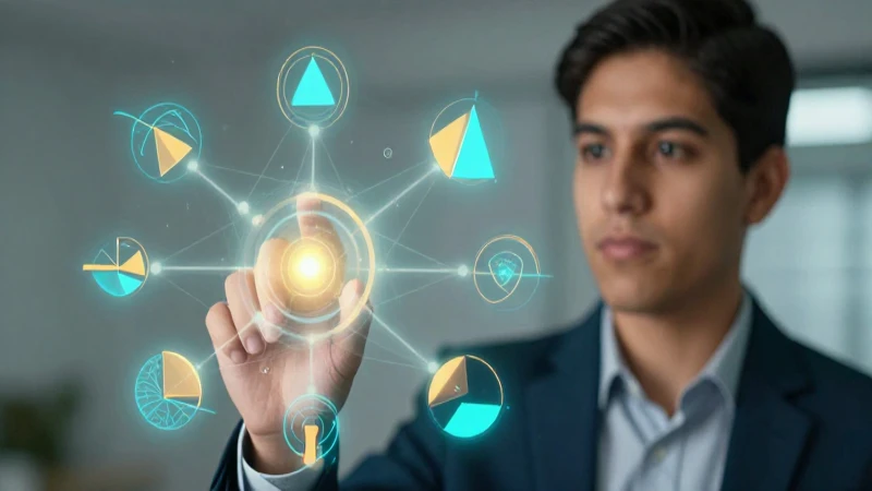Equivalente: Definición y Concepto Explicado Claramente 6 Profesor mexicano interactúa con hologramas abstractos