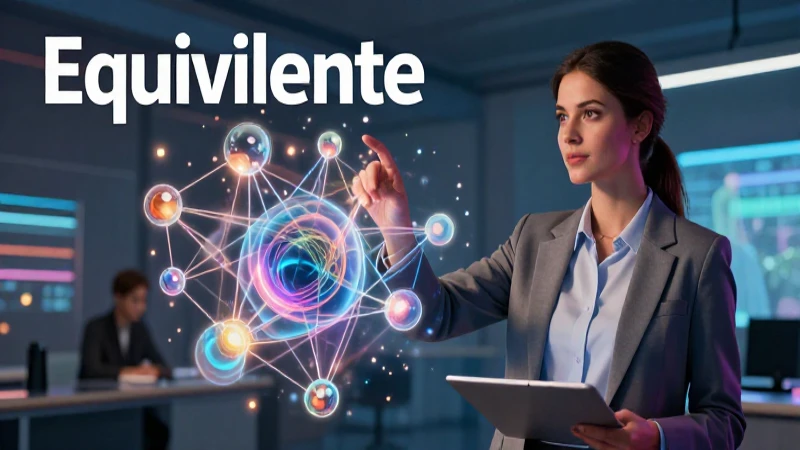 Equivalente: Definición y Concepto Explicado Claramente 3 Ilustración profesional de conceptos y equivalentes