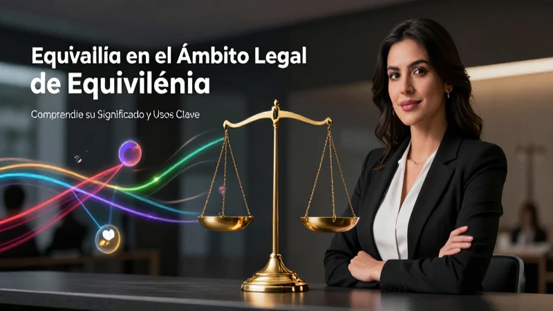 Equivalía: Comprendiendo su Significado y Usos Clave 5 Equivalencia legal y académica, concepto visual