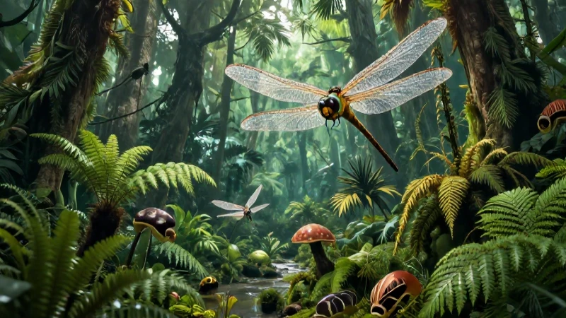 Vida exuberante del Paleozoico