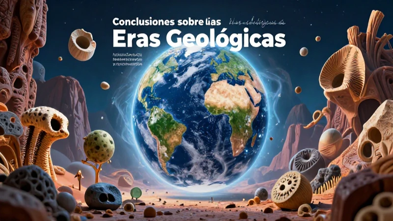 Conclusiones clave de las eras geológicas