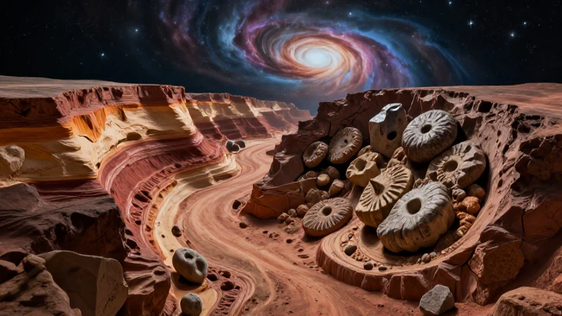 Geología antigua frente a cosmos dramático