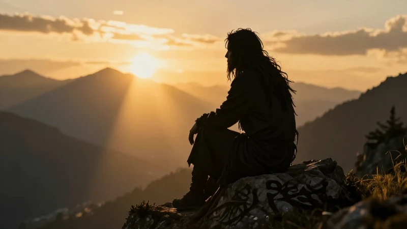 El ermitaño: Qué significa y cómo es su forma de vida 4 Hermitaño en montaña bajo luz dorada