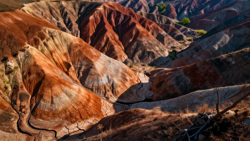 Qué es la erosión, su clasificación y usos ambientales 4 Erosión dramática en un paisaje árido