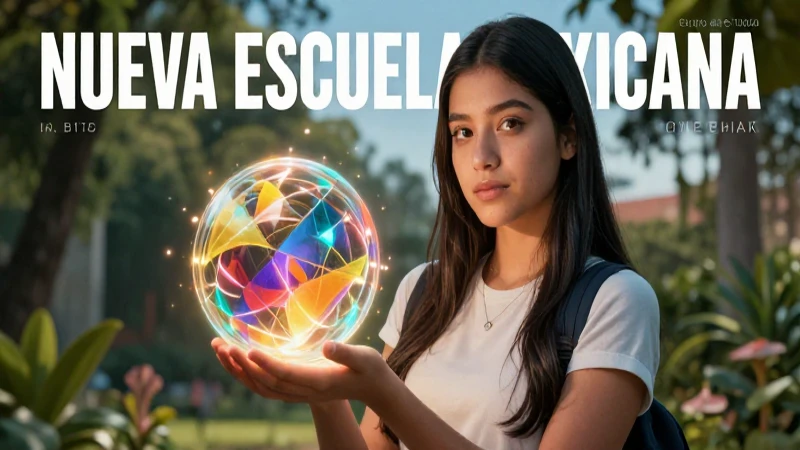 Estudiante mexicano con visión de conocimiento