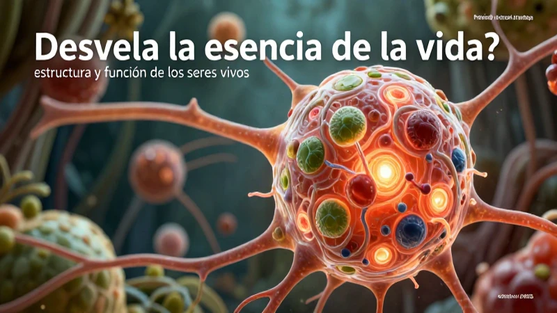 Desvela la esencia de la vida: estructura y función de los seres vivos 3 Entender funcionamiento y estructura de la vida