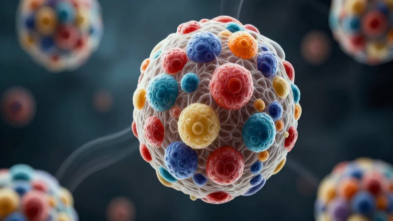 Conoce la Conoce escala microscópica: secretos revelados 4 Célula biológica detallada con luz volumétrica vibrante