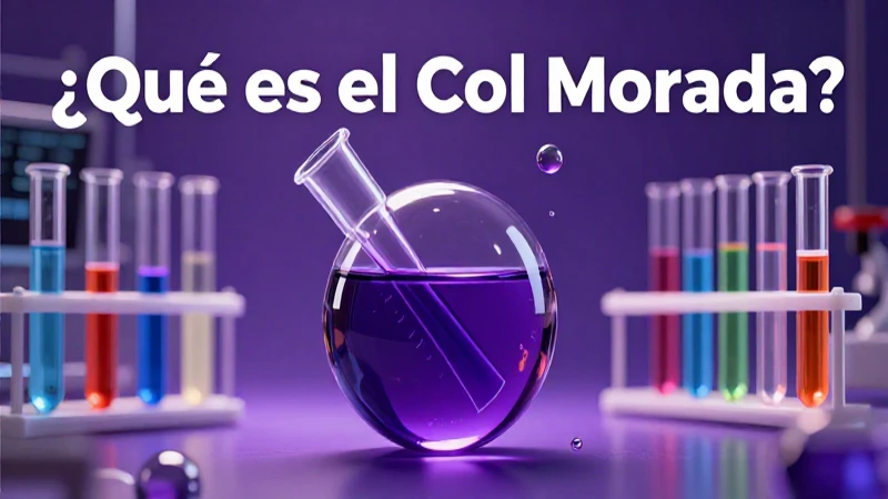 Col Morada: indicador de pH efectivo