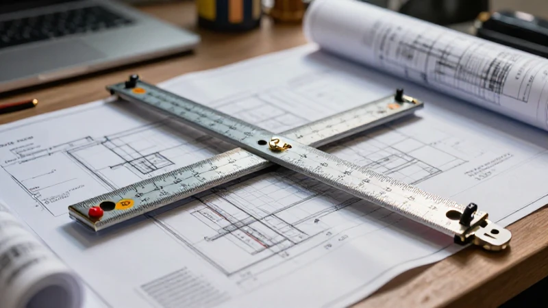 Escalímetro arquitectónico profesional, preciso y detallado