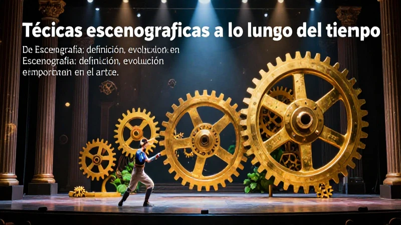 Escenografía: la evolución del arte