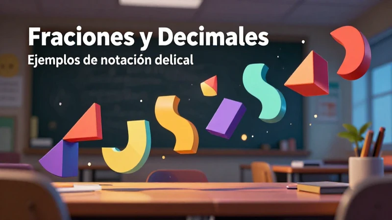 Fracciones y decimales: ejemplos de notación decimal 6 Ejercicios de conversión de fracciones a decimales