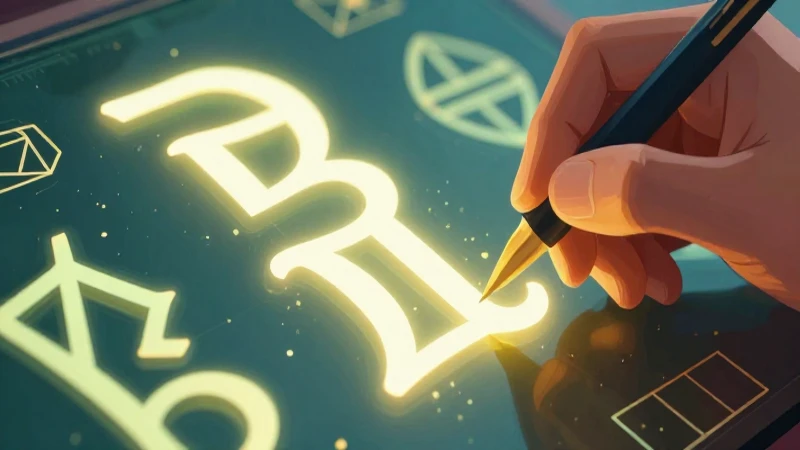 Aprende cómo escribir el nombre perfecto: consejos y técnicas expertas 4 Ilustración de mano esculpiendo glifo luminoso