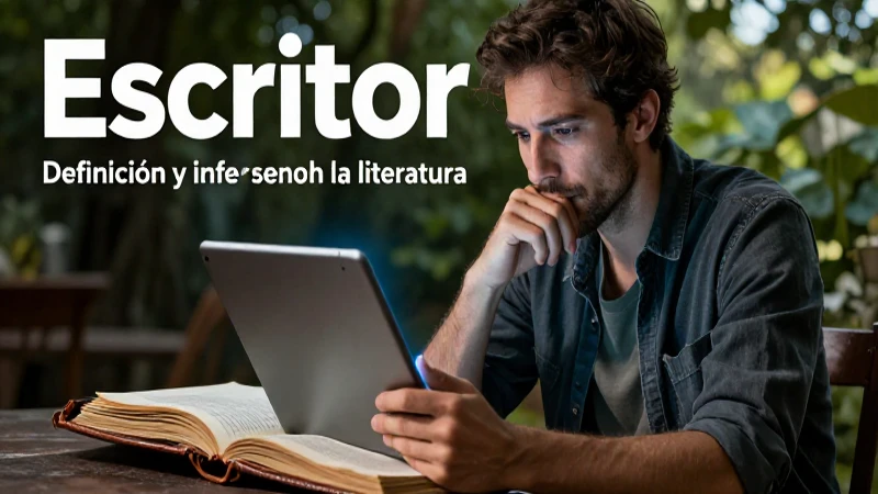 Escritor: Definición y concepto esencial en la literatura 6 El escritor evoluciona en la sociedad moderna
