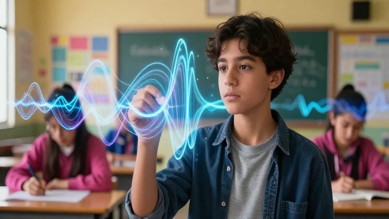 Escuchar: Concepto, Definición y Tipos para Entenderlo 7 Estudiante enfocado en aula moderna de alta calidad