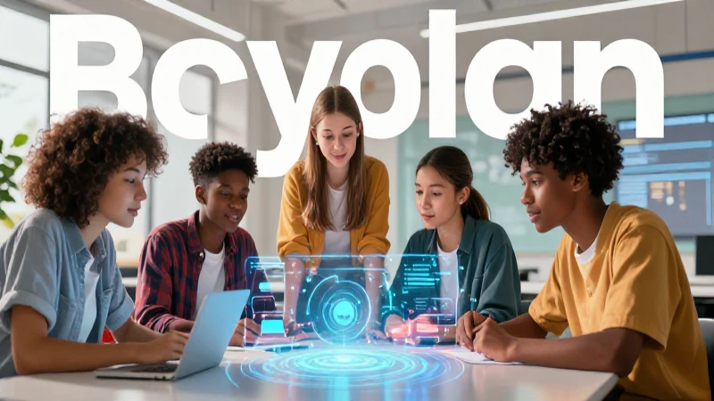 Conoce las Conoce escuelas con programas educativos innovadores 3 Estudiantes colaboran en un aula moderna e innovadora