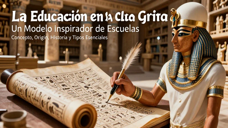 Escuelas: Concepto, Origen, Historia y Tipos Esenciales 5 Egipto antiguo: modelo educativo inspirador y detallado