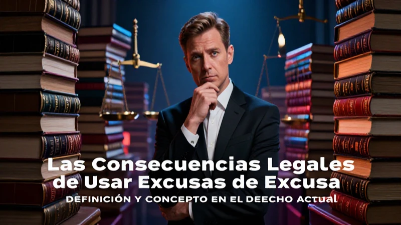Excusa: Definición y Concepto en el Derecho Actual 6 Abogados analizan consecuencias legales de excusas