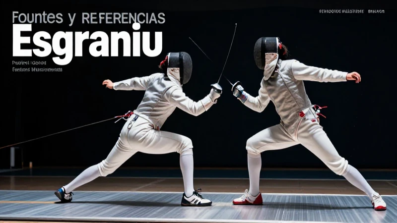 Esgrima: definición, concepto e ilustración profesional
