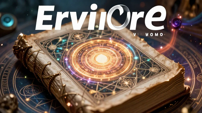 Grimorio místico antiguo con energía cósmica