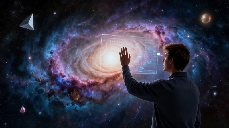 Espacio de física, astronomía y geografía ilustrado