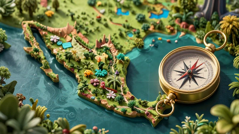 Espacios geográficos: concepto, tipos y ejemplos clave 6 Ilustración profesional de espacios geográficos