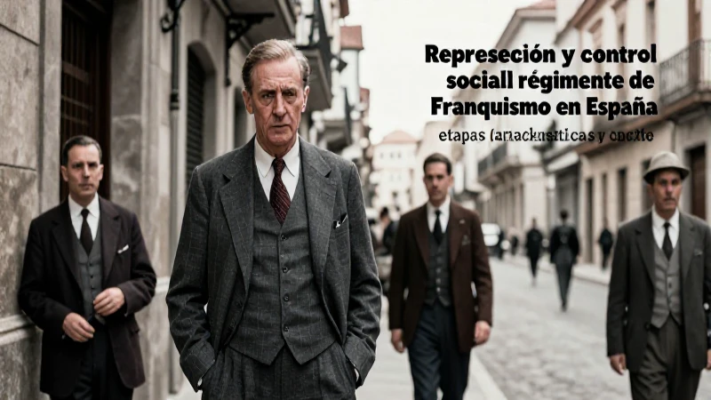Represión y control en la España franquista