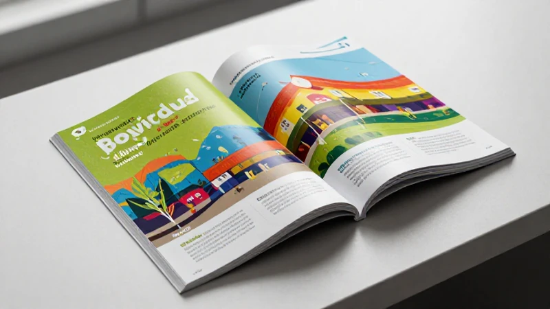 Portada atractiva de revista educativa moderna