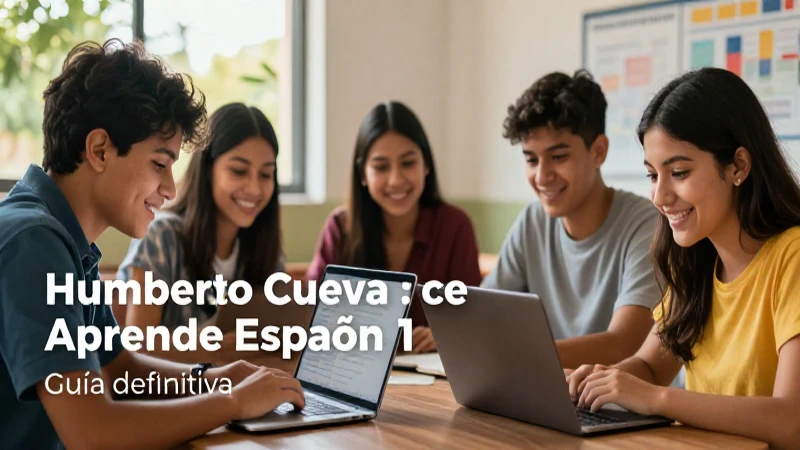 Alumnos felices aprendiendo español con Cueva