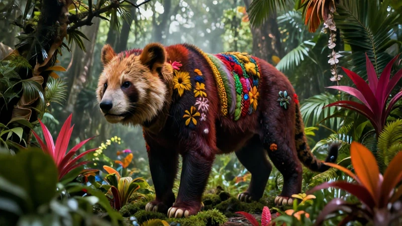 Conoce las especies endémicas de México: una diversidad única 5 Majestic animal en selva mexicana vibrante