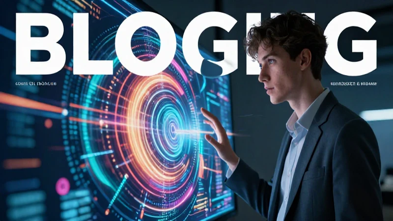 Educador moderno con interfaz holográfica futurista