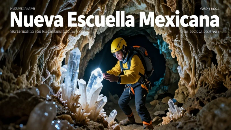 Explorador descubre maravillas de la cueva