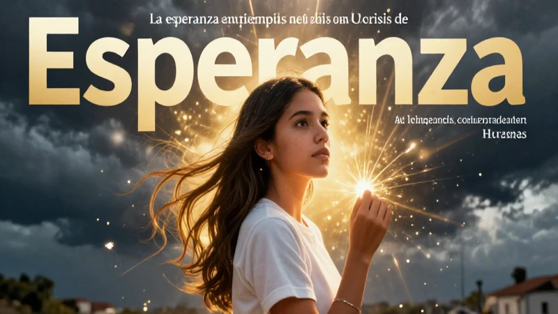 Esperanza: Definición, Importancia y Su Concepto Fundamental 4 La esperanza brilla sobre la tormenta de la crisis