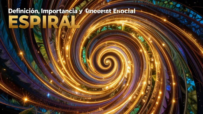 La espiral: Conceptos, arte y tradición vibrante