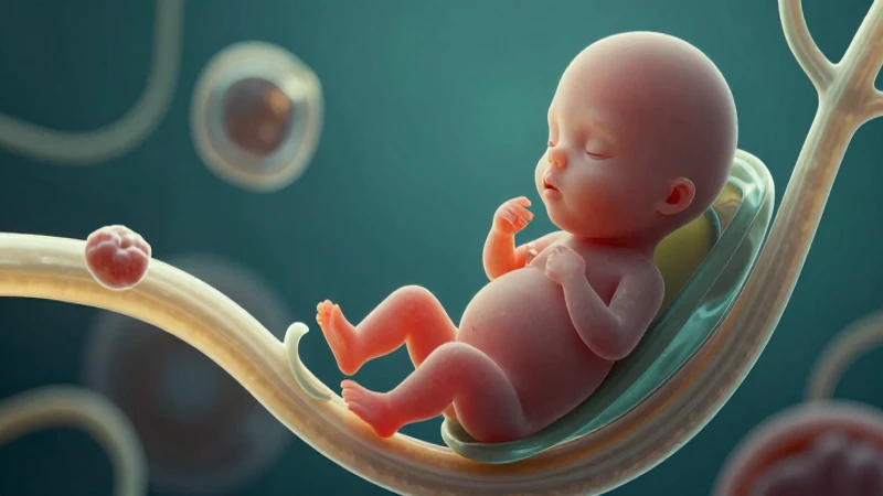 Ilustración fidedigna de desarrollo fetal humano