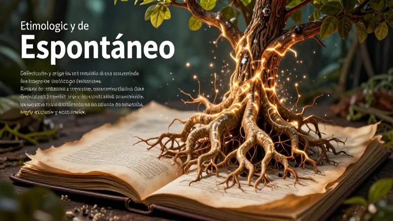 Ilustración detallada sobre el término espontáneo