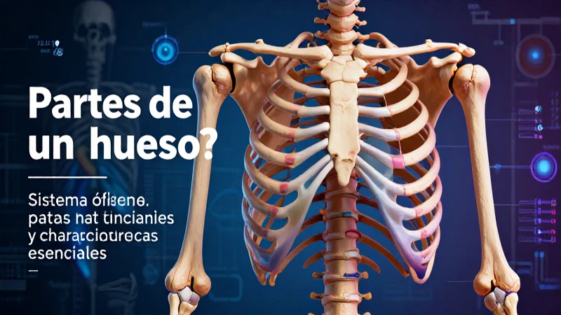 Anatomía ósea: partes, funciones y estructura detallada
