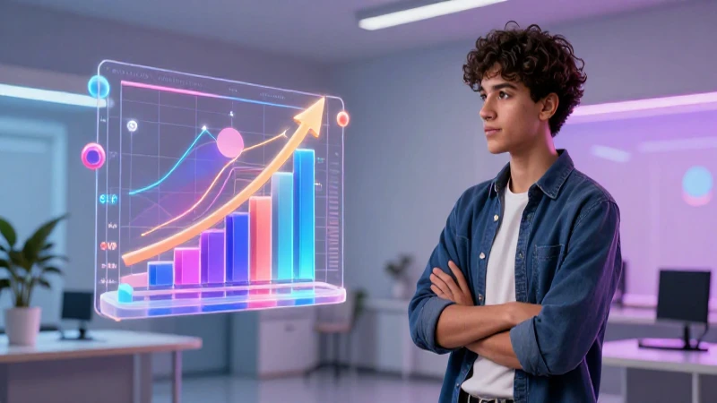 Estadística: Concepto, Historia, Niveles y Ramas Esenciales 6 Estudiante mexicano confía en gráficos abstractos dinámicos