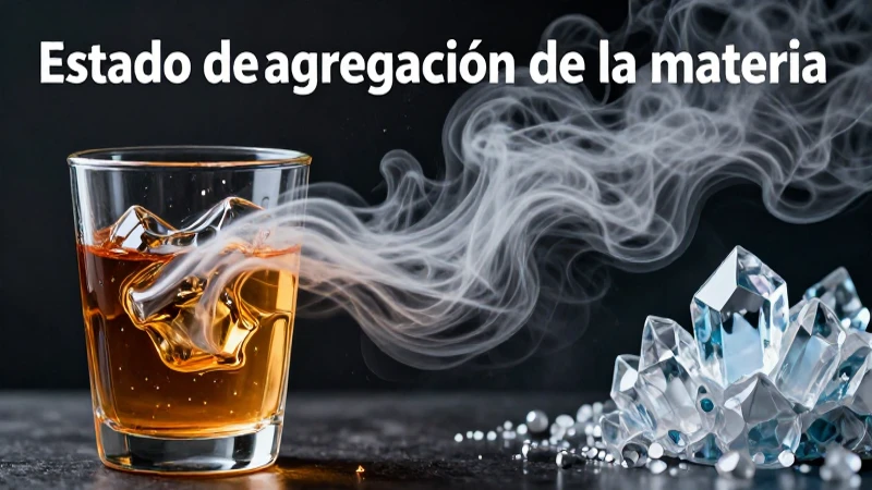 Estado de agregación de la materia: tipos y cambios 5 La materia se manifiesta en formas y transiciones cotidianas