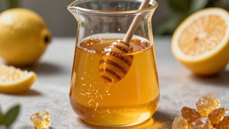 Miel y stevia en revista educativa vibrante
