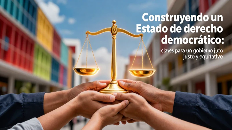 Diseño sobre justicia, equidad y estado de derecho
