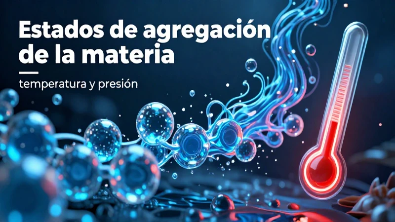 Estados de agregación de la materia: Todo lo que debes saber 6 Temperatura y presión determinan el estado de la materia