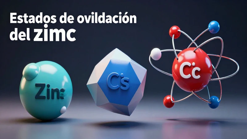Estados de oxidación de zinc, bromo y cloro