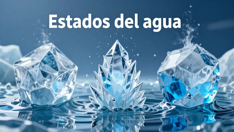 Estados del agua: descubre los diferentes estados del agua 3 Los estados del agua: una guía visual