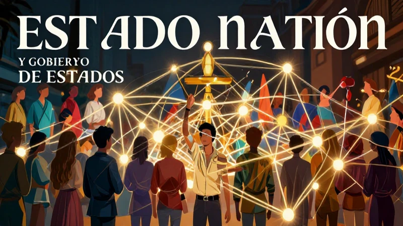 Conceptos visuales de Estado, nación y gobierno