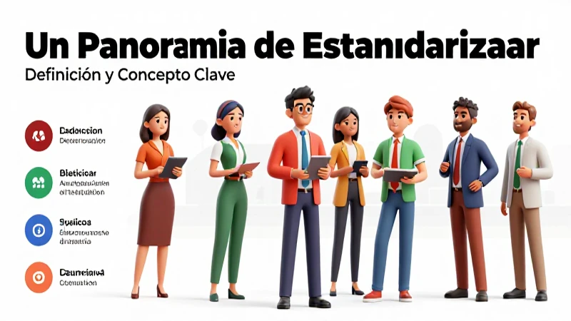Estandarización de sectores, definida y visualizada