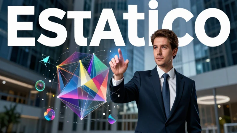 Estatico: Definición y concepto explicado fácilmente 6 Estático: concepto profesional en entorno empresarial