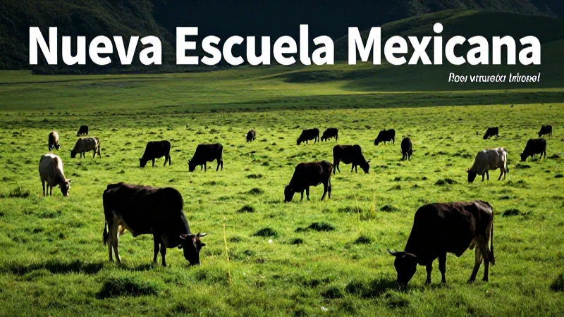 Estepa: Definición, Tipos y Usos de Este Ecosistema 5 Pradera vibrante y paisaje mexicano realista