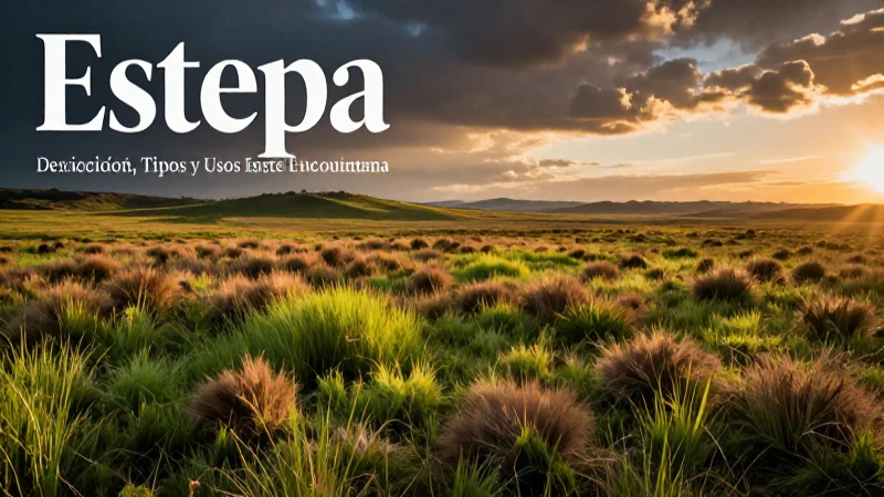 Estepa: Definición, Tipos y Usos de Este Ecosistema 6 Estepas: ecosistemas, cultura e influencia