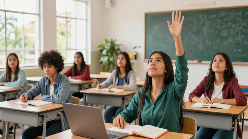 Transformando la educación: Estrategia de la nueva escuela mexicana 5 Estudiantes mexicanos creciendo en aula moderna